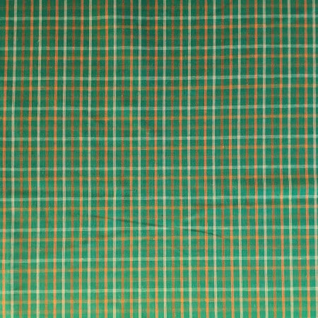 Green checkered kitchen towel in Metis