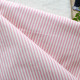 Toile de coton Appoline tissé teint Vichy Rose et Blanc à rayures de 4 mm