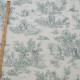 EB - Toile de Jouy cotton Pastoral green print - 50 cm