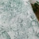 EB - Toile de Jouy cotton Pastoral green print - 50 cm