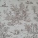 EB - Toile de Jouy coton Pastorale impression marron - 50 cm