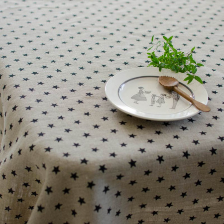 EB - Starry Melina Linen Canvas - 50 cm