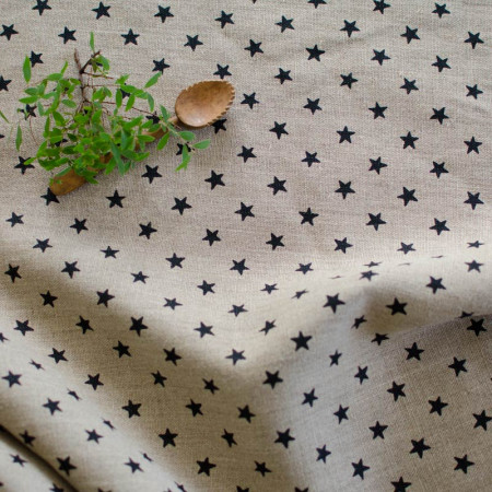 EB - Starry Melina Linen Canvas - 50 cm