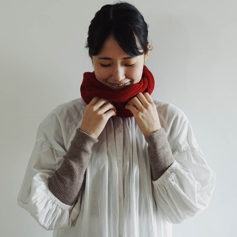 Memeri neck warmer in Merino wool (Snood / Neck Warmer)