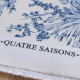 Blue Four Seasons Cotton Toile de Jouy