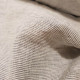 Camille washed linen with mini gray stripes